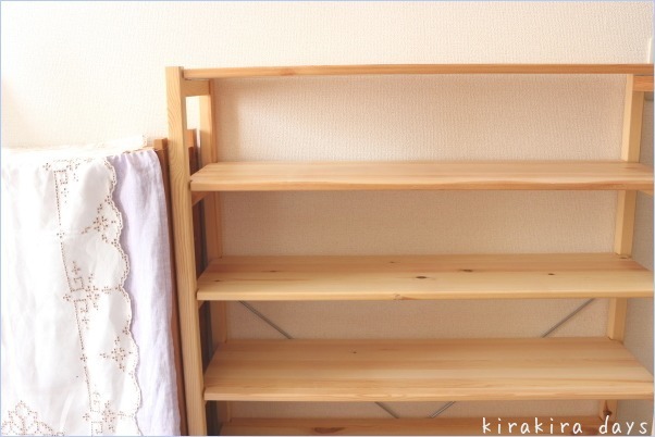 無印のパイン材の棚を入れ替える。_f0354014_21410430.jpg