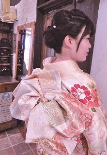 お出かけの 着付けとヘアーセット_a0123703_09574062.jpg