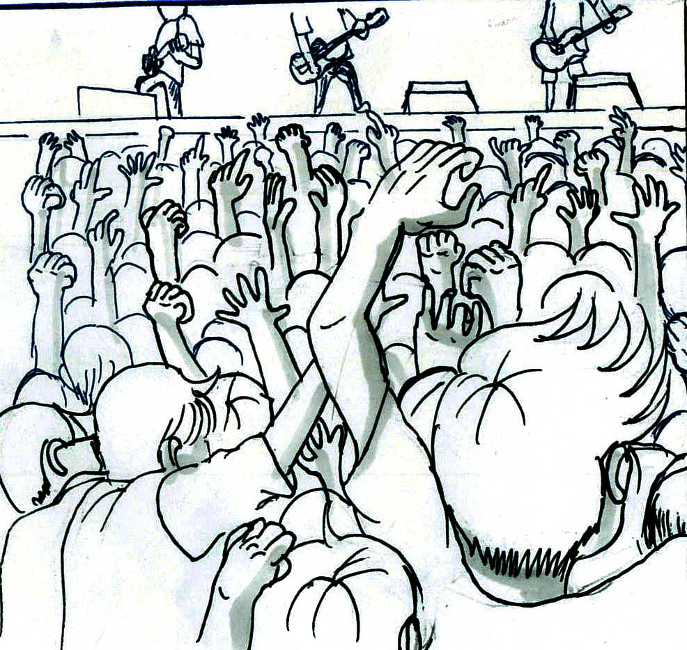 ライブ会場 描き方 保坂の部活 ライブ会場 描き方 保坂の部活