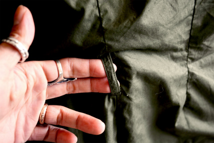 Swedish army no collar jacket_f0226051_13563014.jpg