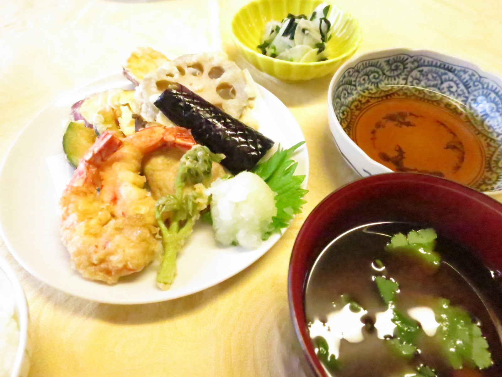 おめでとうレッスン てんぷら_d0031682_16480673.jpg