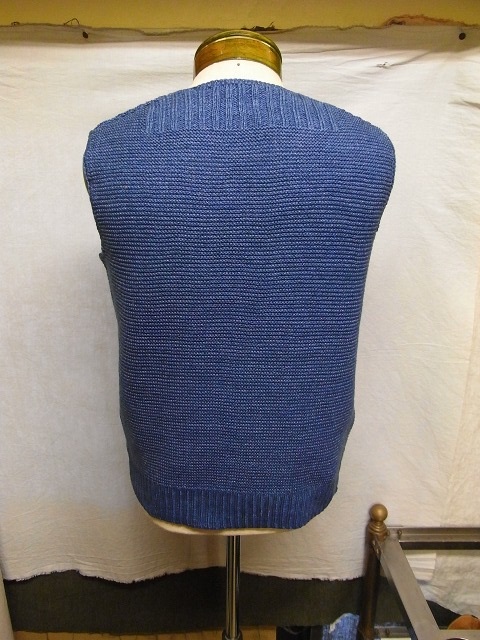 cotton knit indigo vest_f0049745_13393814.jpg