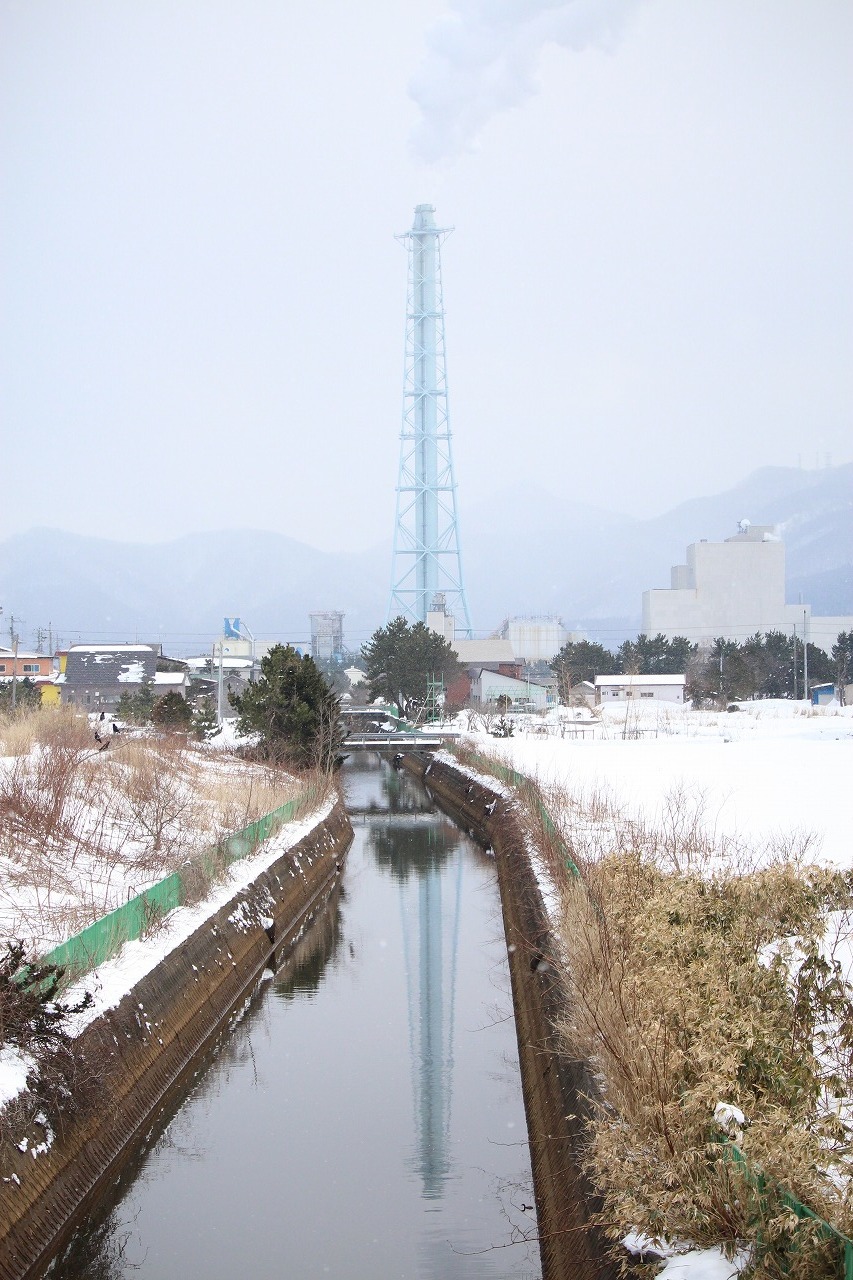 2月28日　知内川　河口にて_b0250154_19414824.jpg