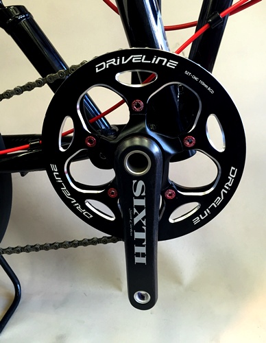 DAHON:JET STREAM XPにSIXTH componennts カーボンクランク : カル