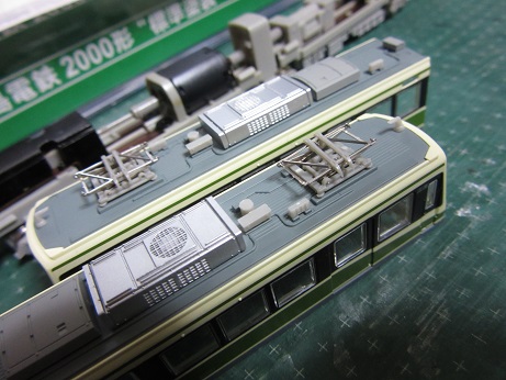 モデモ・江ノ電2000形/305F整備のこと : 赤い電車は臼い線 モデモ・江ノ電2000形/305F整備のこと : 赤い電車は臼い線