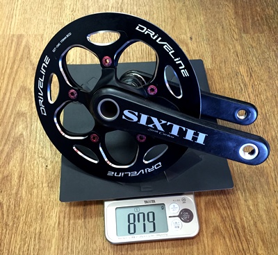 DAHON:JET STREAM XPにSIXTH componennts カーボンクランク : カル