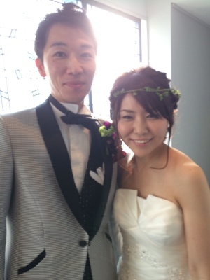 Happy Wedding!!~早春の装花・ケーキ・ドレス~_e0120789_00363397.jpg
