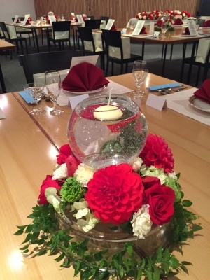 Happy Wedding!!~早春の装花・ケーキ・ドレス~_e0120789_01070103.jpg