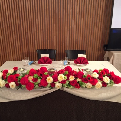 Happy Wedding!!~早春の装花・ケーキ・ドレス~_e0120789_01070701.jpg