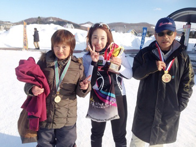 金栄堂サポート:米田和美選手 湧別原野オホーツククロスカントリースキー大会ご報告&インプレッション!_c0003493_1436090.jpg