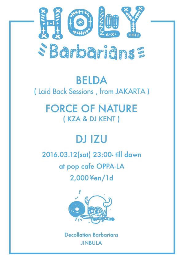 話題多き””” ジャカルタ ”””から女性DJ BELDAがオッパーラ初光臨!_d0106911_00043370.jpg