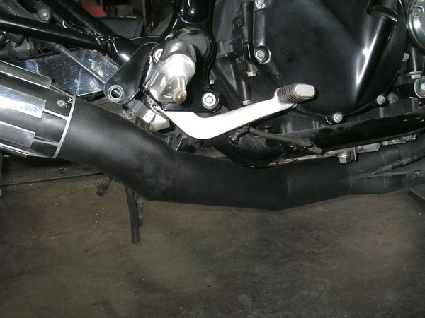 CB750 マフラー合体かな?_e0218639_1165782.jpg