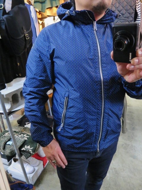 春の add ・・・ 総小紋柄 NYLON HOODED ZIP JACKET!★!_d0152280_14451540.jpg