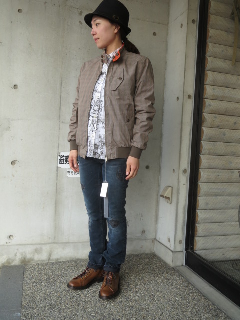 春の add ・・・ 総小紋柄 NYLON HOODED ZIP JACKET!★!_d0152280_14474824.jpg