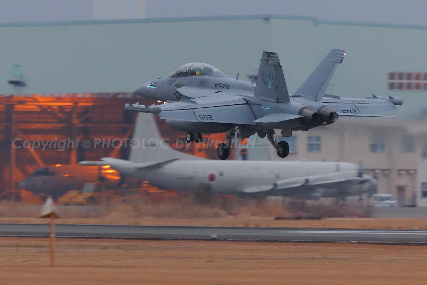 2016/3/2,5 NAF Atsugi - VAQ-209 Star Warriors 飛来 -_b0183406_20445361.jpg