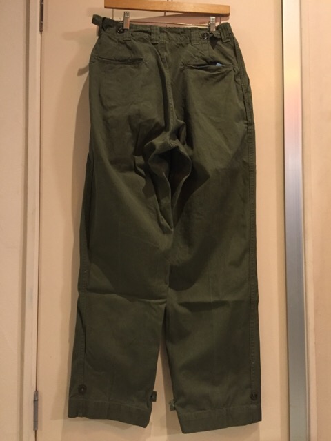 3月9日(水)大阪店ヴィンテージボトムス入荷!#1 Military編!モンキー&デッドストック!(大阪アメ村店)_c0078587_20135986.jpg