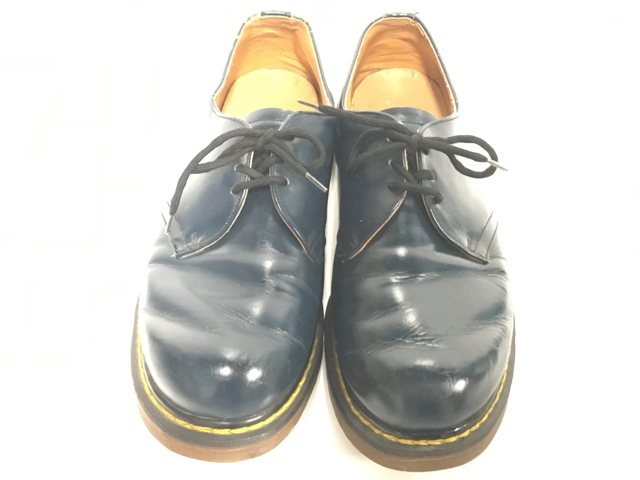 英国製 Dr.Martens UK8 ネイビー 3ホール_d0328089_23205277.jpg