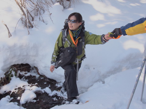 黒森山スノートレッキング(黒石市)*2016.02.28_b0147224_181217100.jpg