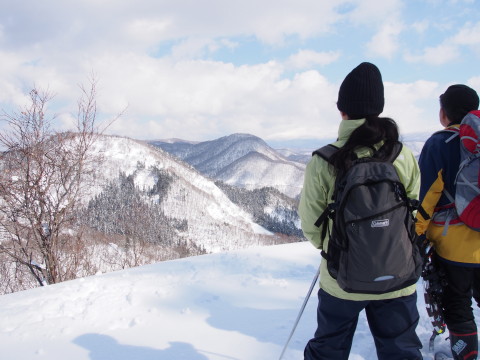 黒森山スノートレッキング(黒石市)*2016.02.28_b0147224_1821185.jpg