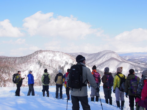 黒森山スノートレッキング(黒石市)*2016.02.28_b0147224_18234031.jpg