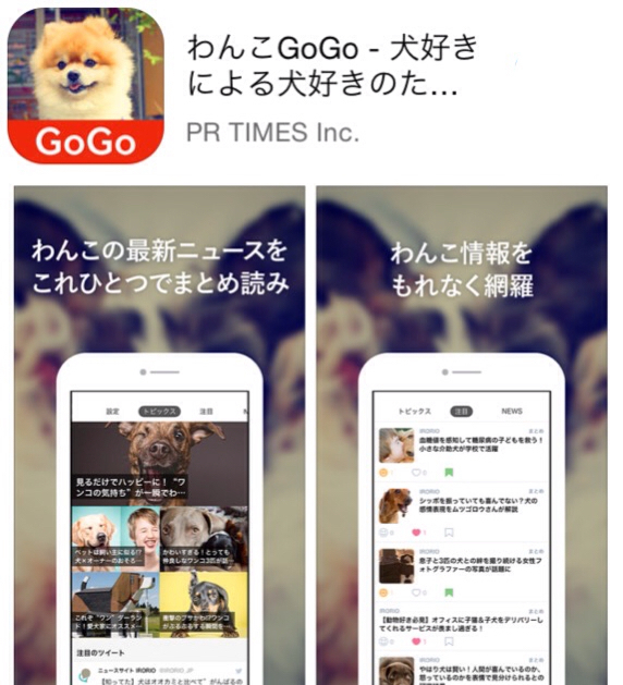 【AD】イヌに特化した無料のニュースアプリ「わんこGoGo」_c0060143_17085536.jpg