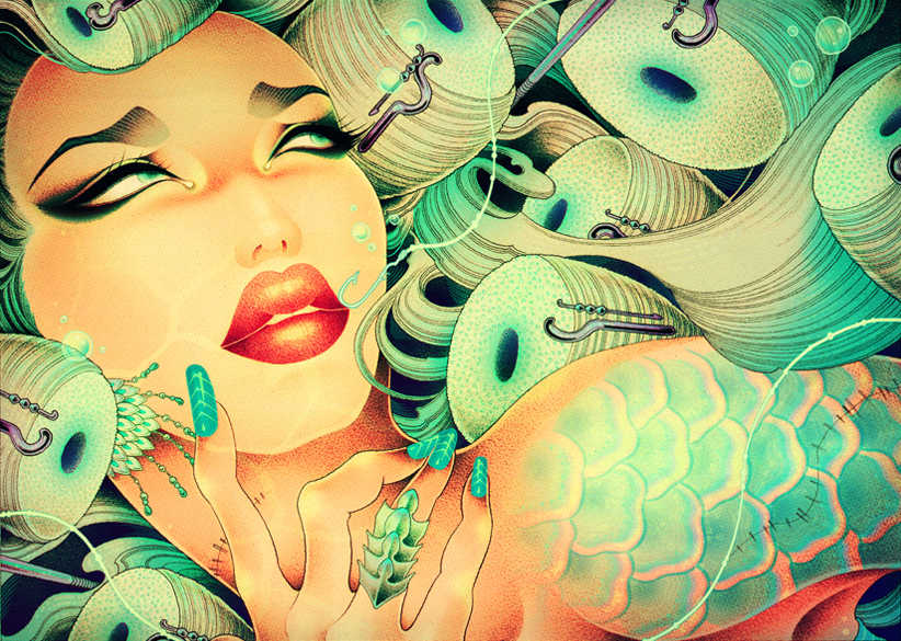 Fishpond mermaid_b0126644_18133594.jpg