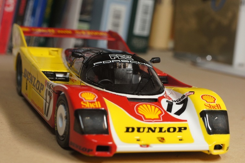 タミヤ ポルシェ962C シェルカラー 1/24 製作記その6完成