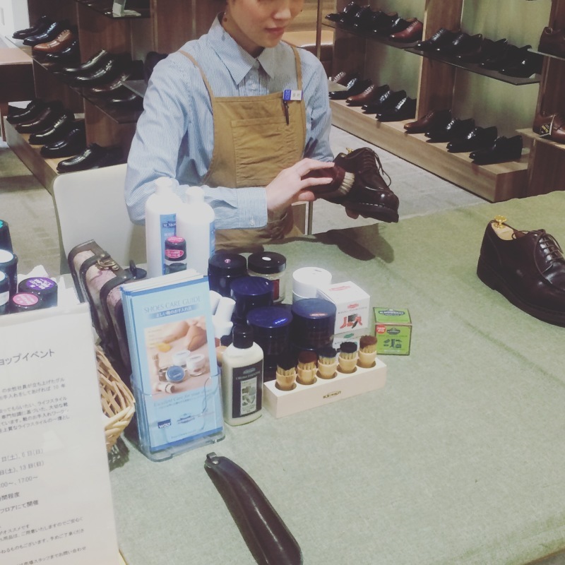 実際はなにをしているの？Shoecare workshop_a0103037_10294077.jpg