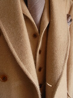 ~HARA KEI Model~ 幻の茶のコートをイマジネーション ~CAMELHAIR Tweed~ 編_c0177259_22292880.jpg
