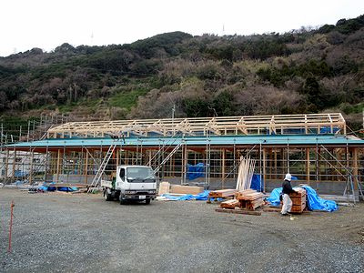 工事は進む...A水産会社 乾燥機棟 _a0187214_12591910.jpg