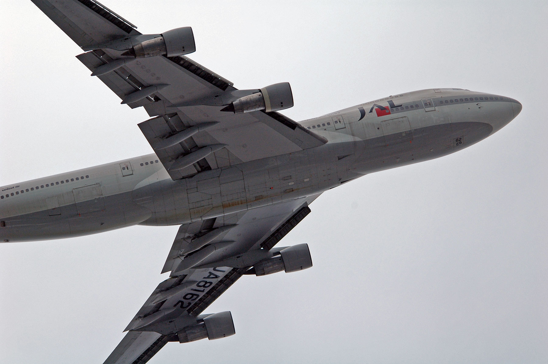 BOEING 747-200 / JA8162 : SKY LOUNGE GARDEN -transporter side-