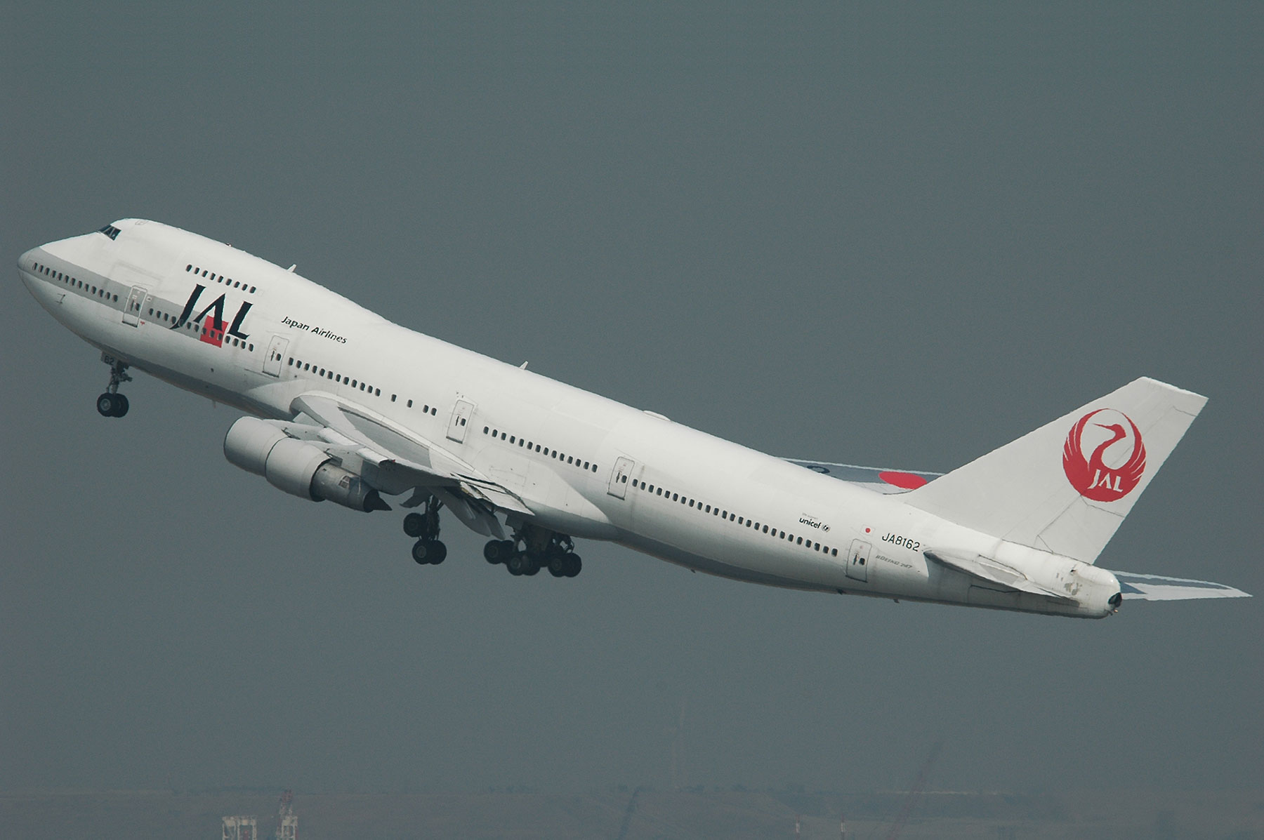 BOEING 747-200 / JA8162 : SKY LOUNGE GARDEN -transporter side- BOEING 747-200 / JA8162 : SKY LOUNGE GARDEN -transporter side-