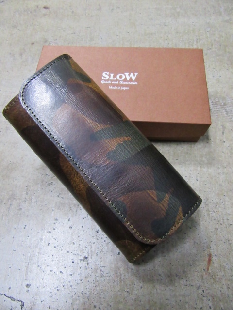 人気のSLOW より、春財布・3型入荷しました。。。限定CAMO LEATHER 仕様!★!(再)_d0152280_6582591.jpg