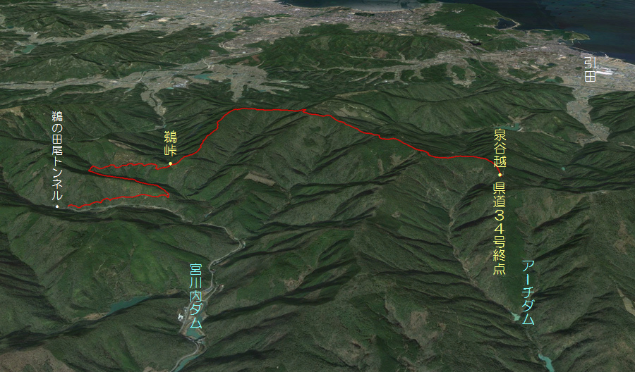 大山（県道終点）～鵜峠～トンネル_a0339396_22301988.jpg