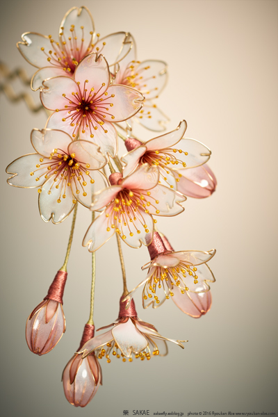 2016 桜 簪【 朧 -八花- 】【 朧 -六花- 】出品いたしました 2016 桜 簪【 朧 -八花- 】【 朧 -六花- 】出品いたしました