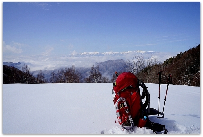 憧れの冬季地蔵尾根への挑戦 仙丈ヶ岳 2016 03 11 金 13 日 山 がまんなか
