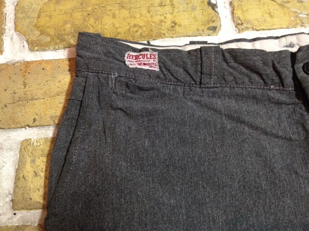 神戸店3/16(水)Vintage Bottoms入荷!#1　HERCULES Black Chambray,1930\'s HBT Stripe,Denim Painter!!!_c0078587_212829100.jpg