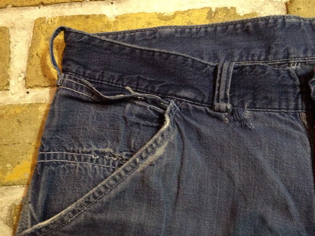 神戸店3/16(水)Vintage Bottoms入荷!#1　HERCULES Black Chambray,1930\'s HBT Stripe,Denim Painter!!!_c0078587_21511450.jpg