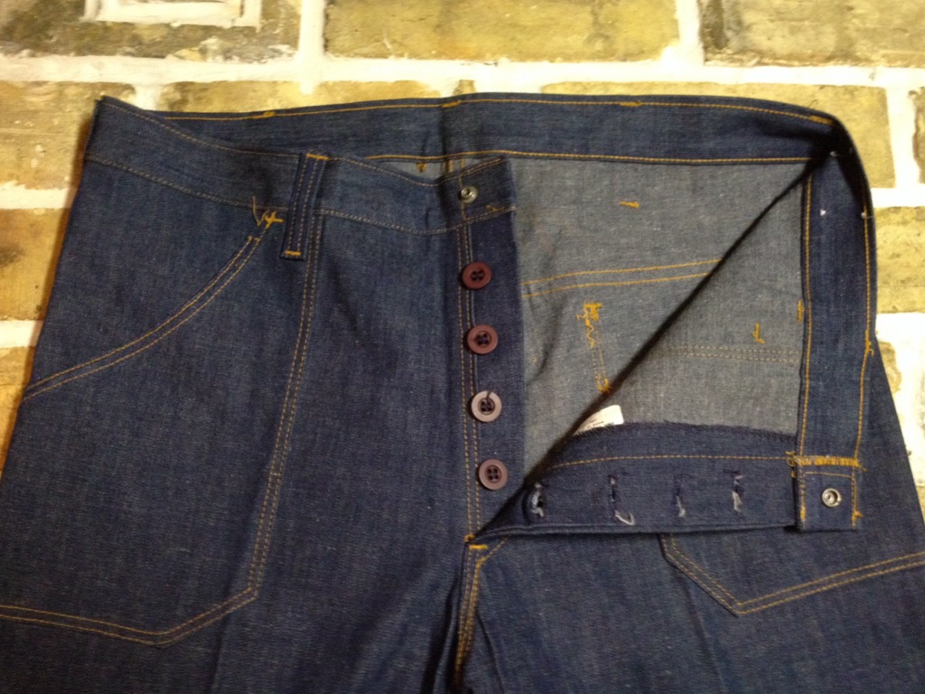 神戸店3/16(水)Vintage Bottoms入荷!#1 HERCULES Black Chambray,1930\'s HBT Stripe,Denim Painter!!!_c0078587_21583125.jpg