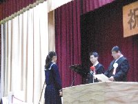 北豊島中学校66回目の卒業式、154名が巣立ちました(*^^*)_c0133422_2326168.jpg