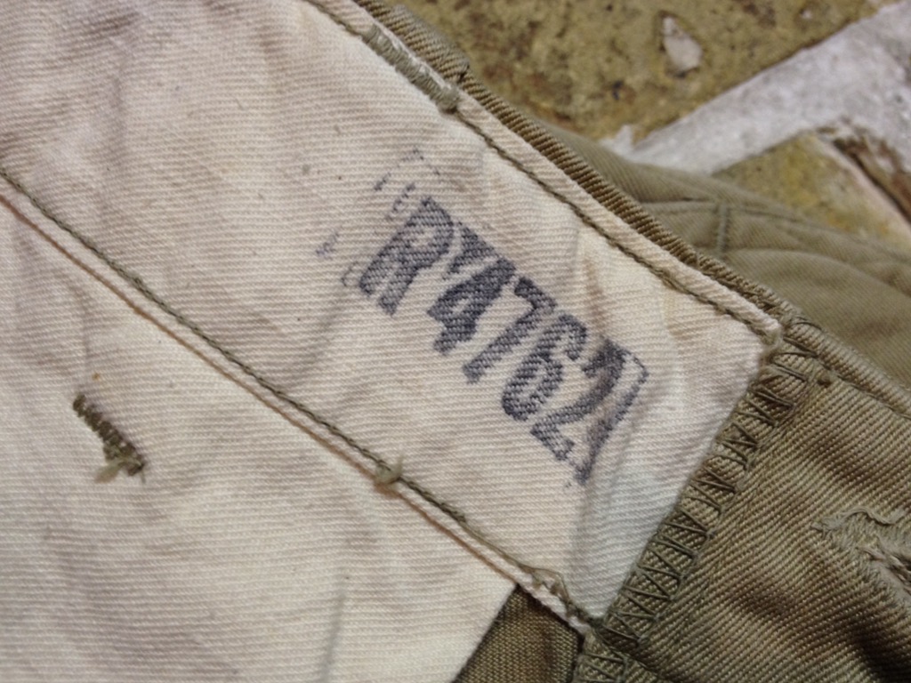 神戸店3/16(水)Vintage Bottoms入荷!#2 1940\'s Officer ChinoPants,US.Army Vintage  Trousers!!!_c0078587_1259878.jpg