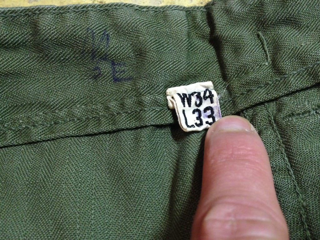 神戸店3/16(水)Vintage Bottoms入荷!#2 1940\'s Officer ChinoPants,US.Army Vintage  Trousers!!!_c0078587_1385853.jpg