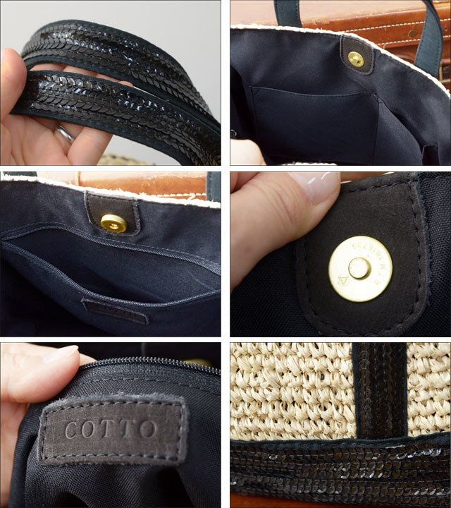COTTO [コット] スパンコールトートバッグ [CBK-29] LADY\'S_f0051306_19122286.jpg