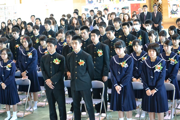 卒業式 風は南から 宮古島市立下地中学校日記