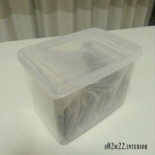 100均 お茶パックの収納 すてきぐらしのために