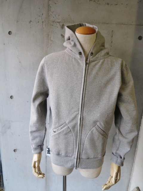 TEE のみならずSWEAT 類も人気のFELCO USA 。。。良質ZIP PARKA SWEAT!★!_d0152280_9433653.jpg