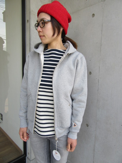 TEE のみならずSWEAT 類も人気のFELCO USA 。。。良質ZIP PARKA SWEAT!★!_d0152280_9485590.jpg