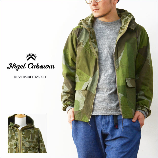 Nigel Cabourn [ナイジェル ケーボン] REVERSIBLE JACKET (UK&US CAMO) [8020030002] MEN\'S_f0051306_20240173.jpg