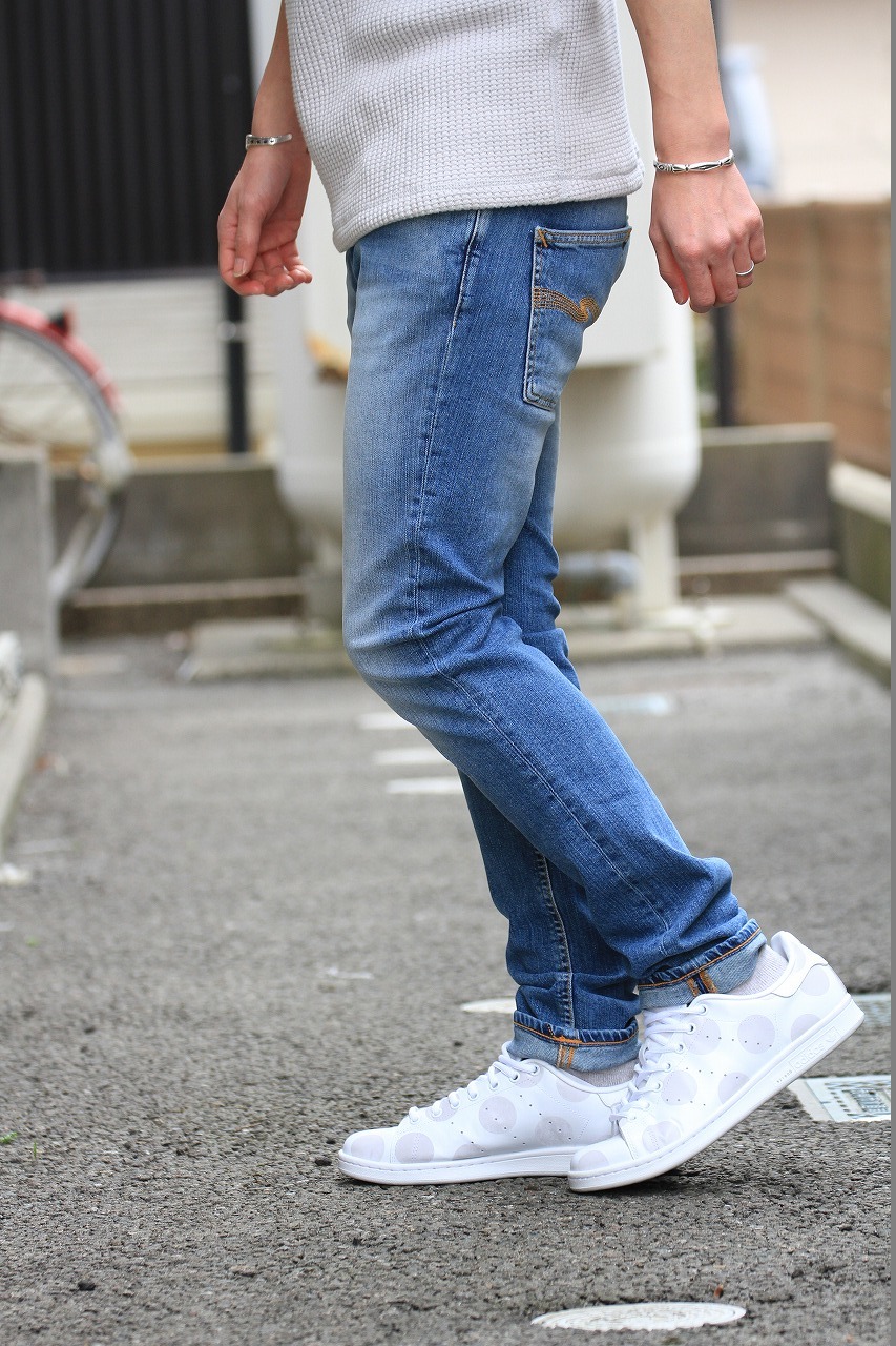 ■THIN FIN -INDIGO SHUFFLE-/Nudie Jeans _b0139233_16582706.jpg