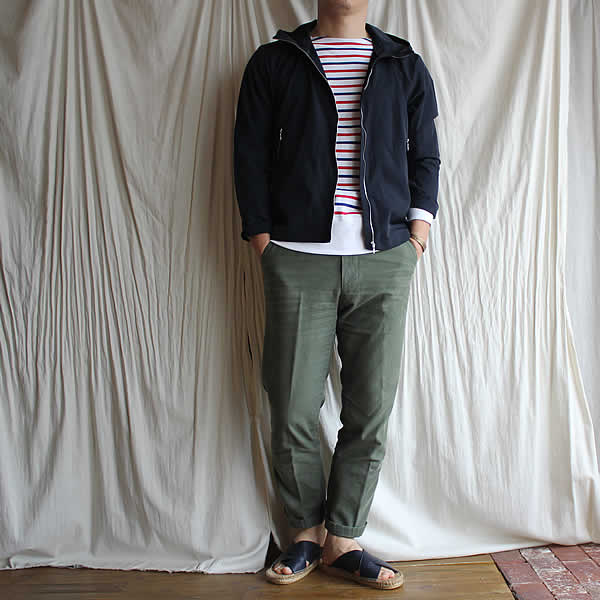 ARBRE (アルブル)　『nylon cotton poplin parka』_c0181543_2243542.jpg